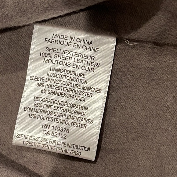 Helmut Lang Tan Women’s Leather Jacket Size Small - Picture 4 of 6